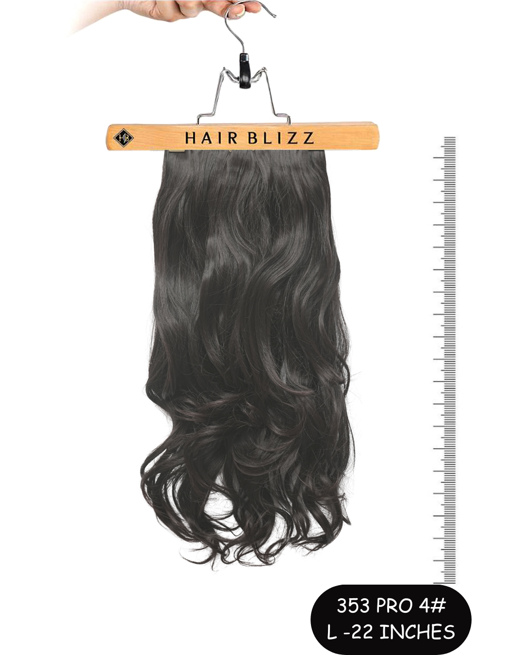 synthetic hair extentions model no 353 pro 4#