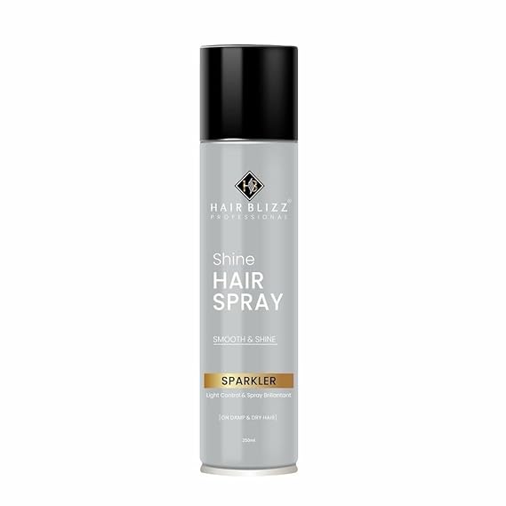 hair blizz shine spray | salon like hair | quick hair styling| light control & spray brillantant, 250ml
