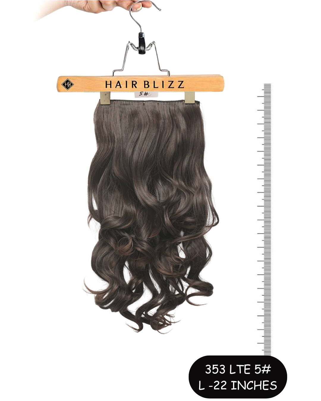 synthetic hair extentions model no 353 lte 4# (copy)