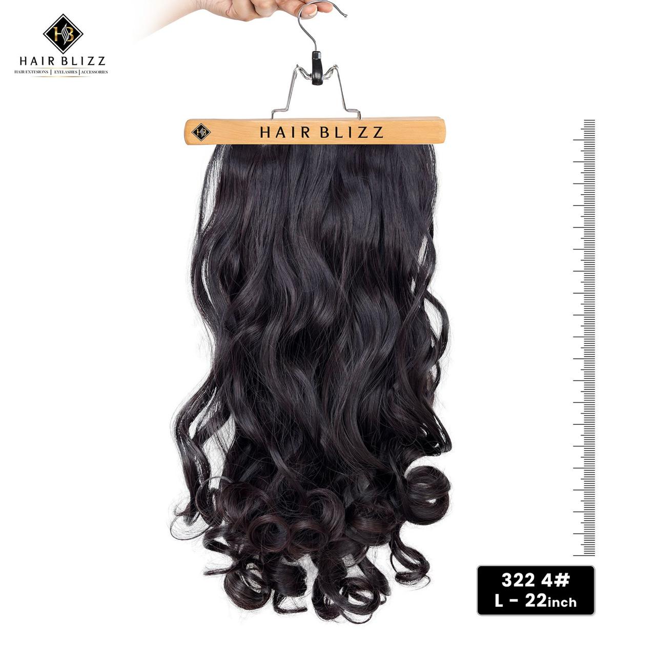 synthetic hair extentions model no 322 4#