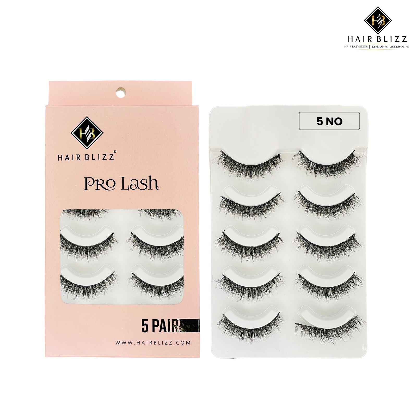 5 pair eyelashes 5 no.