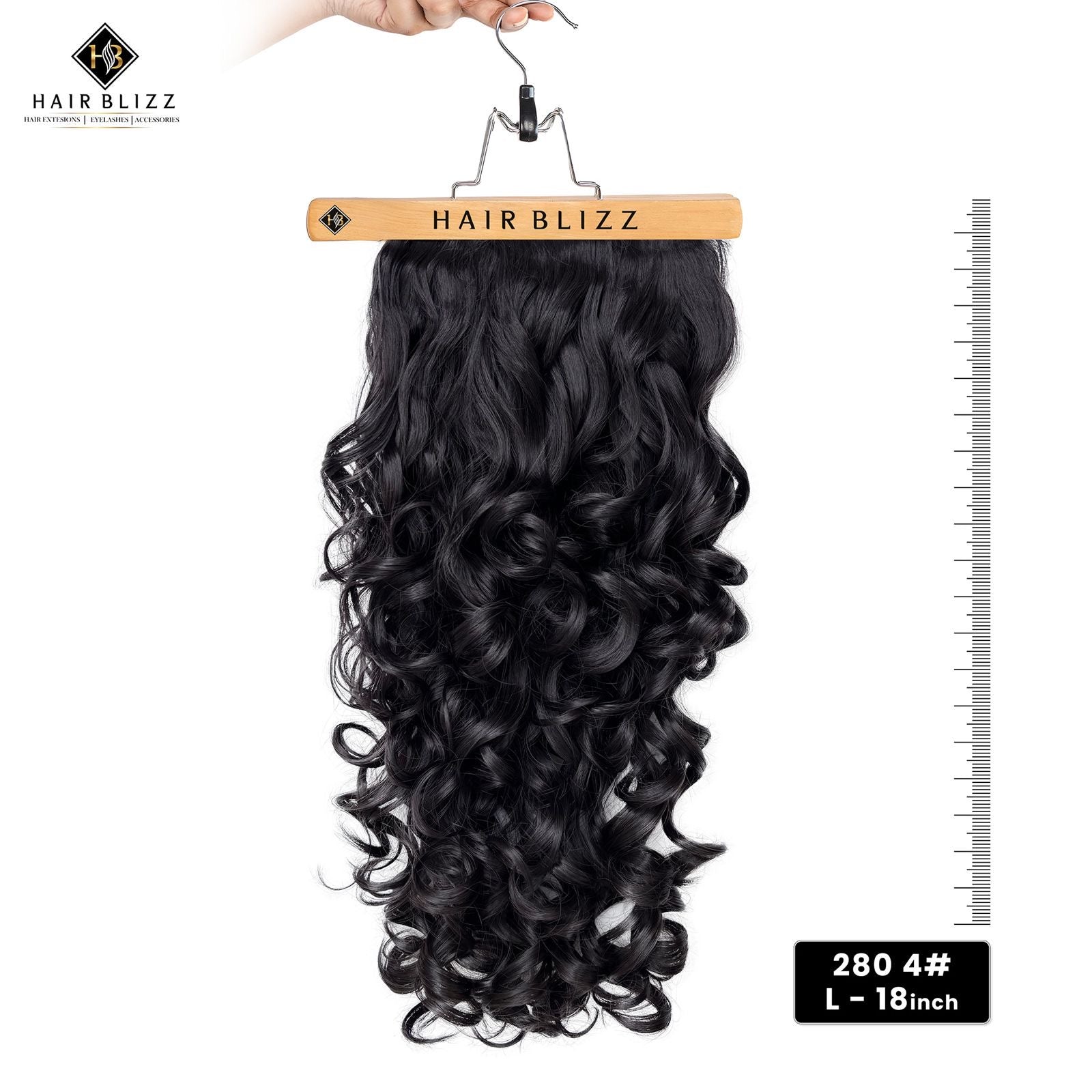 synthetic hair extention 280 4#