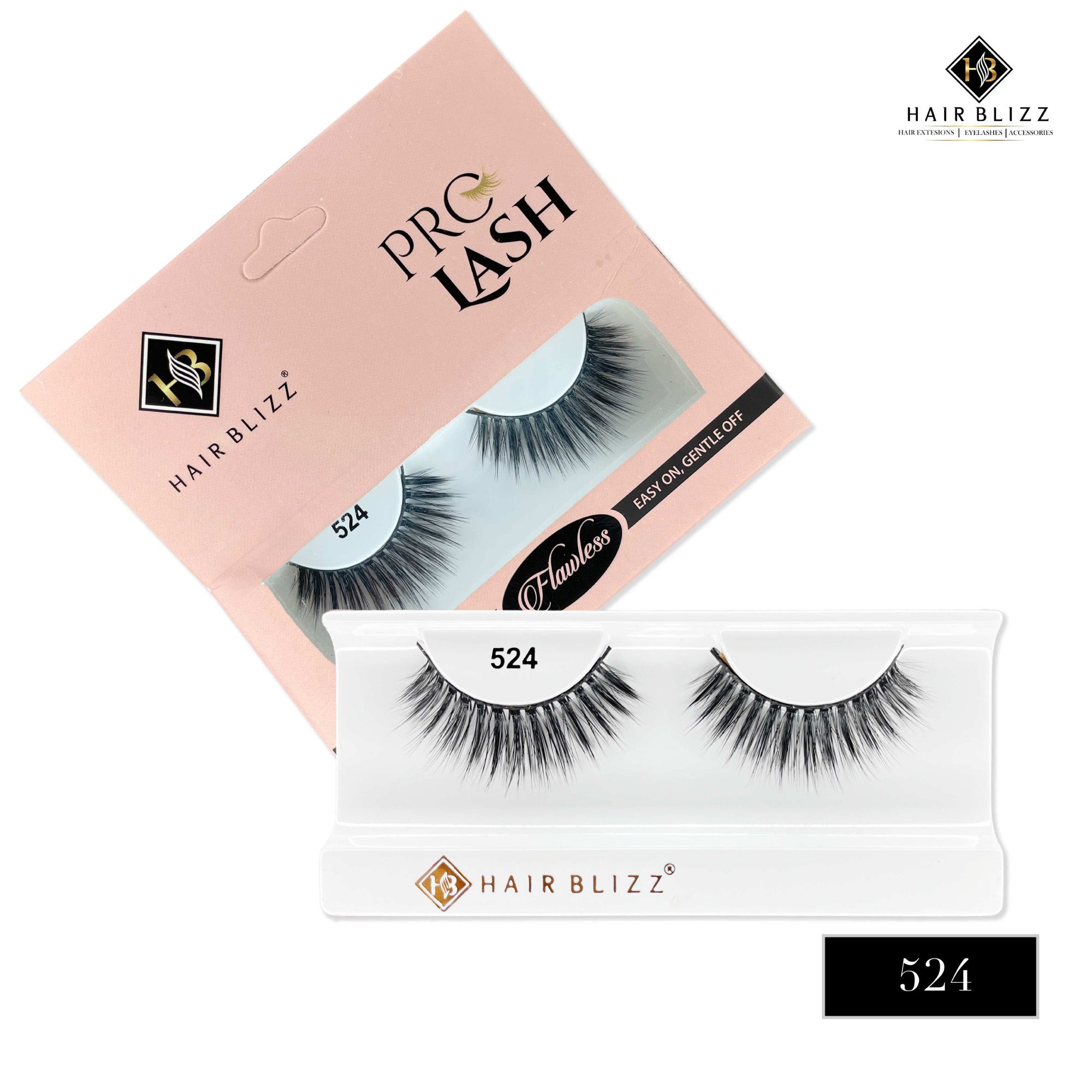 Single Human Hair Eyelashes- No.524