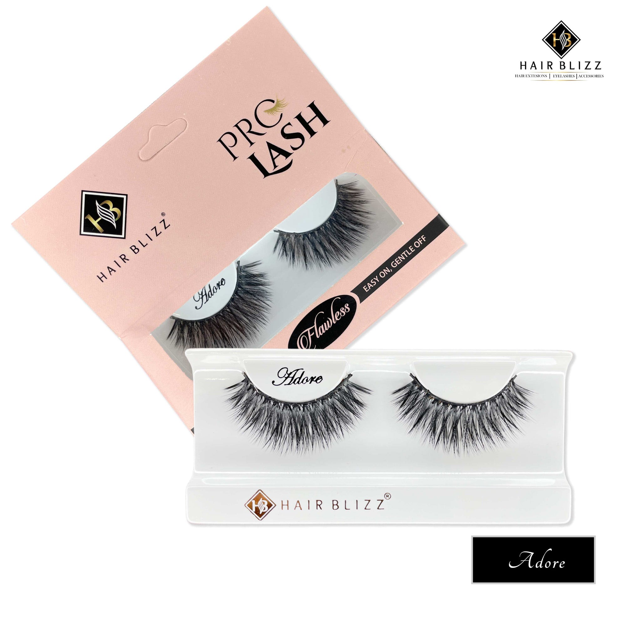 Single Human Hair Eyelashes - Adore