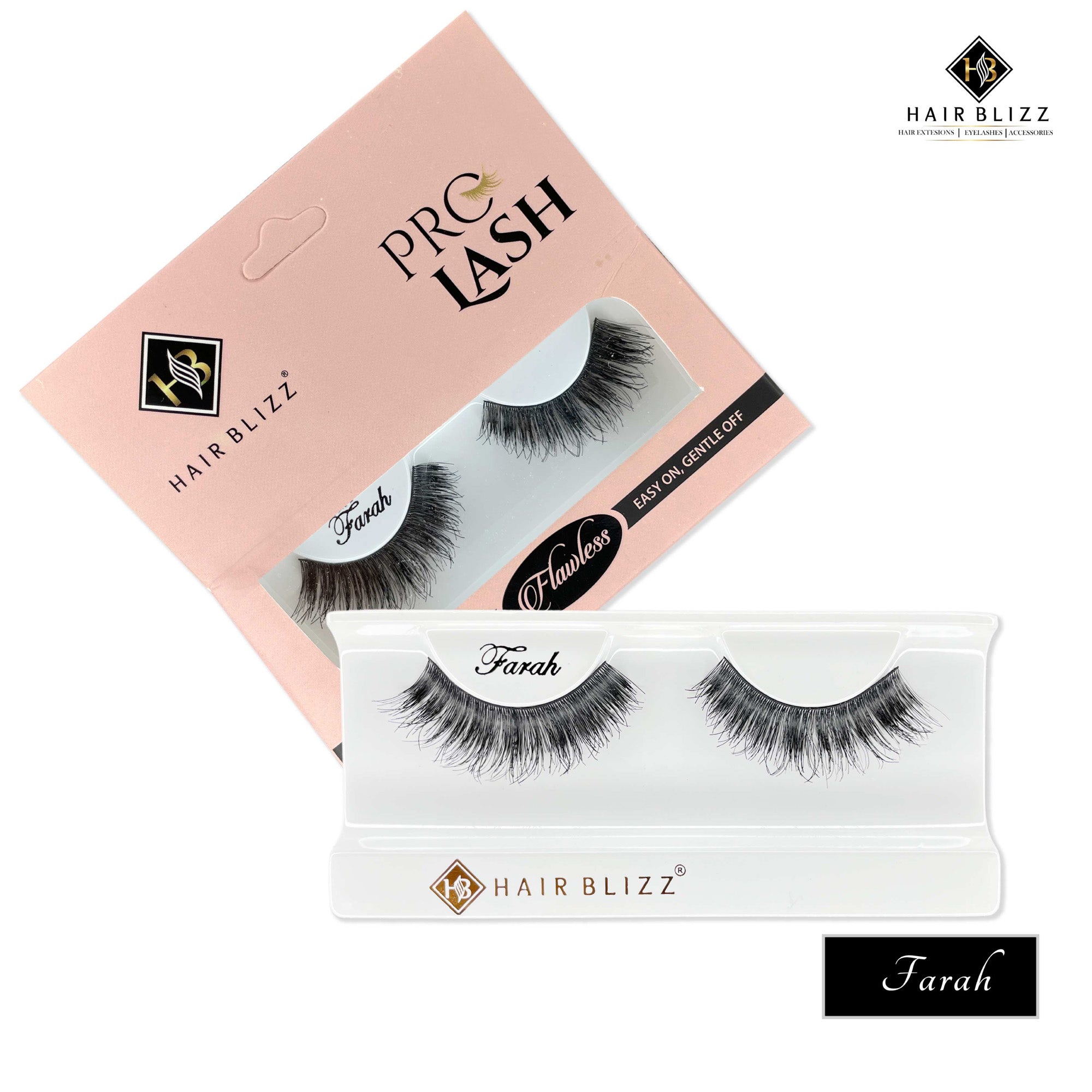 Single Human Hair Eyelashes - Farah