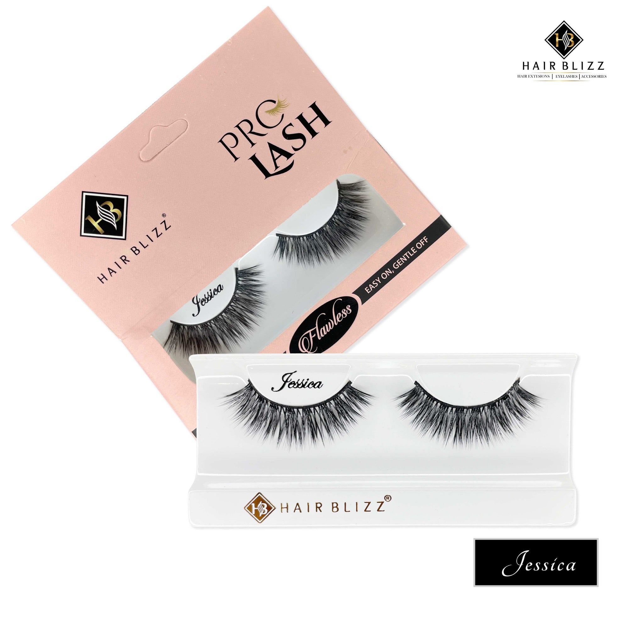 Single Human Hair Eyelashes - Jessica