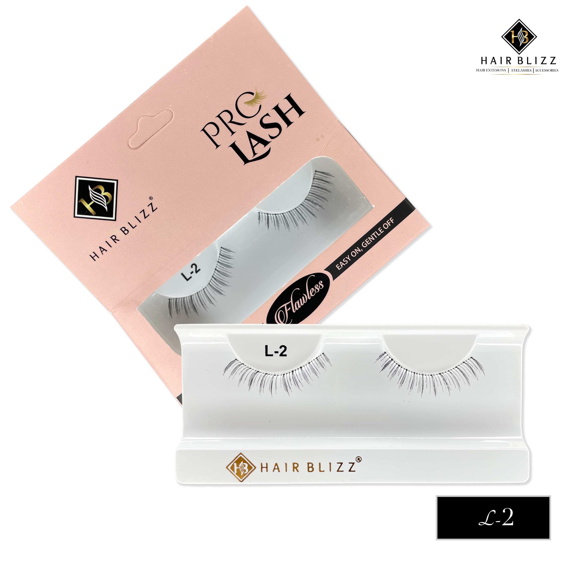 Single Human Hair Eyelashes - L2