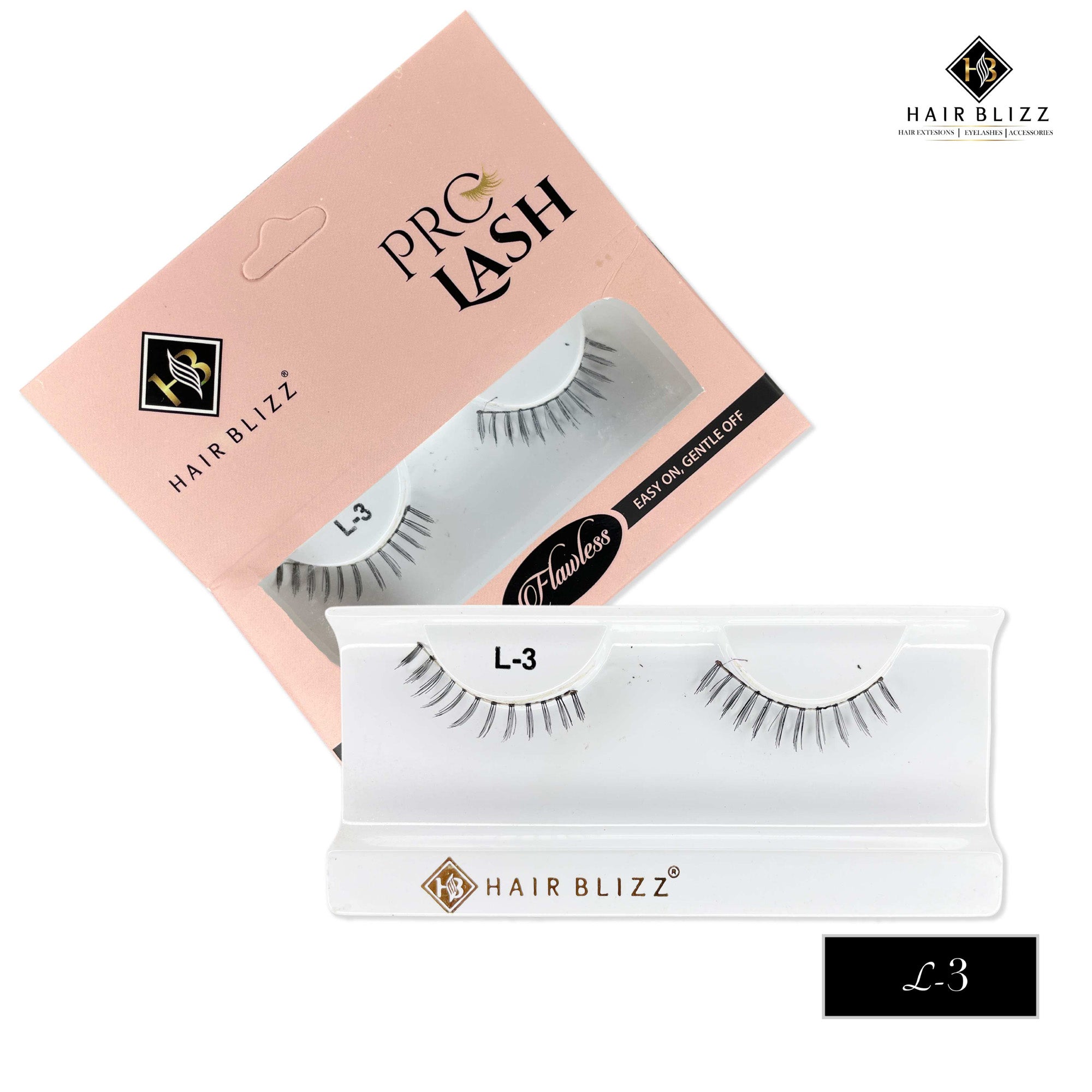 Single Human Hair Eyelashes - L3