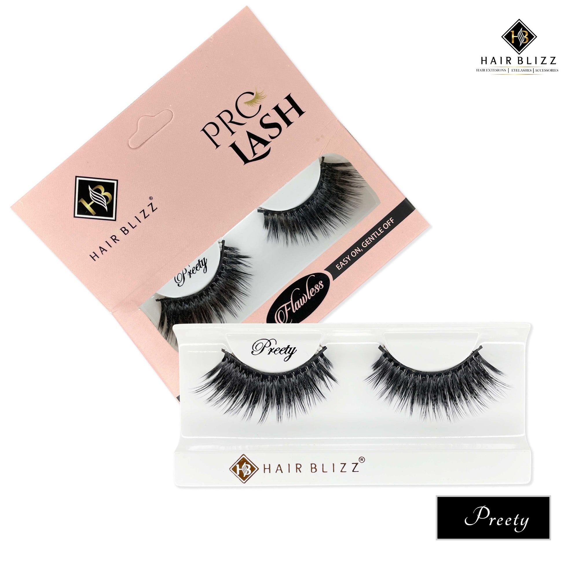 Single Human Hair Eyelashes - Pretty